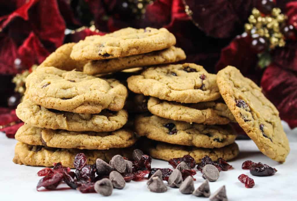 Chewy Chocolate Chip and Cranberry Cookies