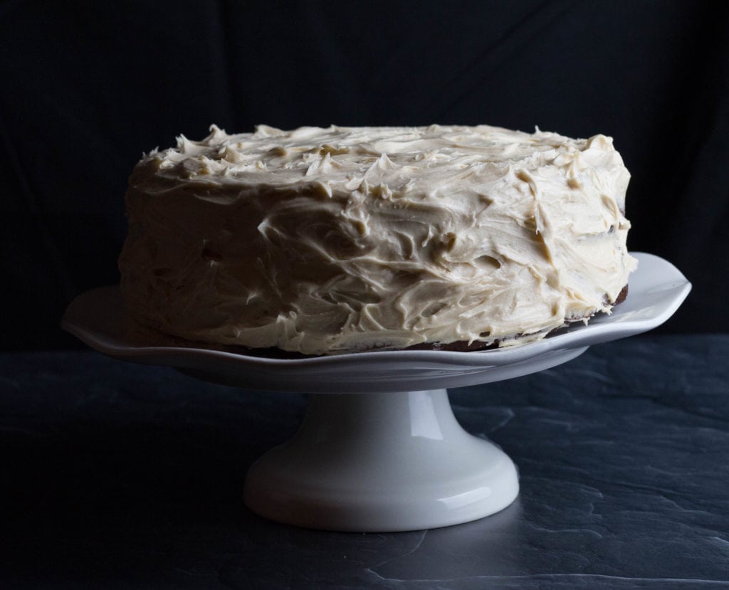 Chocolate Cake with Bailey's Irish Cream Frosting