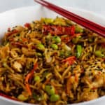 Wok Seared Chicken and Soba Noodles