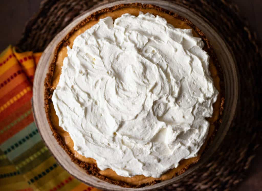 Overhead of done Pumpkin Mousse