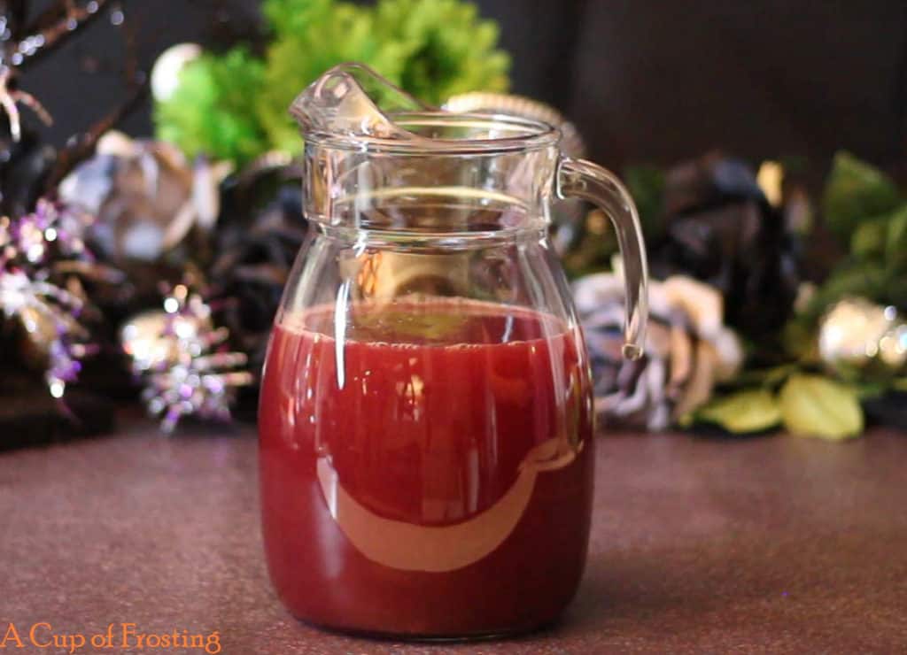 Sangria in pitcher